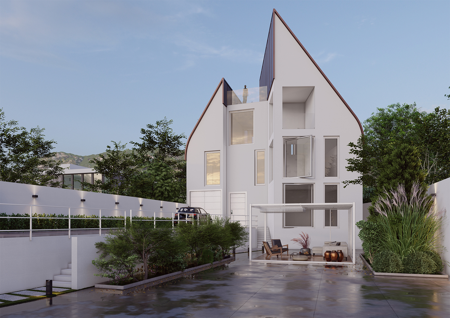 picture no. 1 ofDr. Mousavi Haji Villa project, designed by Kambiz Moshtaq