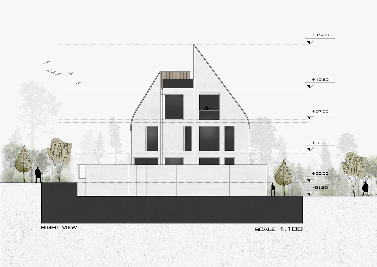 picture no. 12 ofDr. Mousavi Haji Villa project, designed by Kambiz Moshtaq