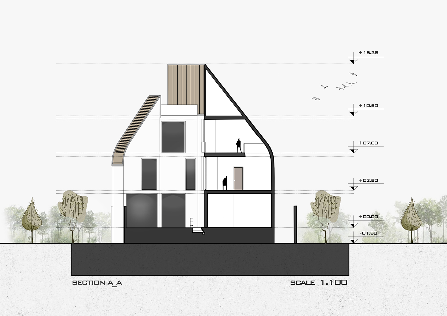 picture no. 14 ofDr. Mousavi Haji Villa project, designed by Kambiz Moshtaq
