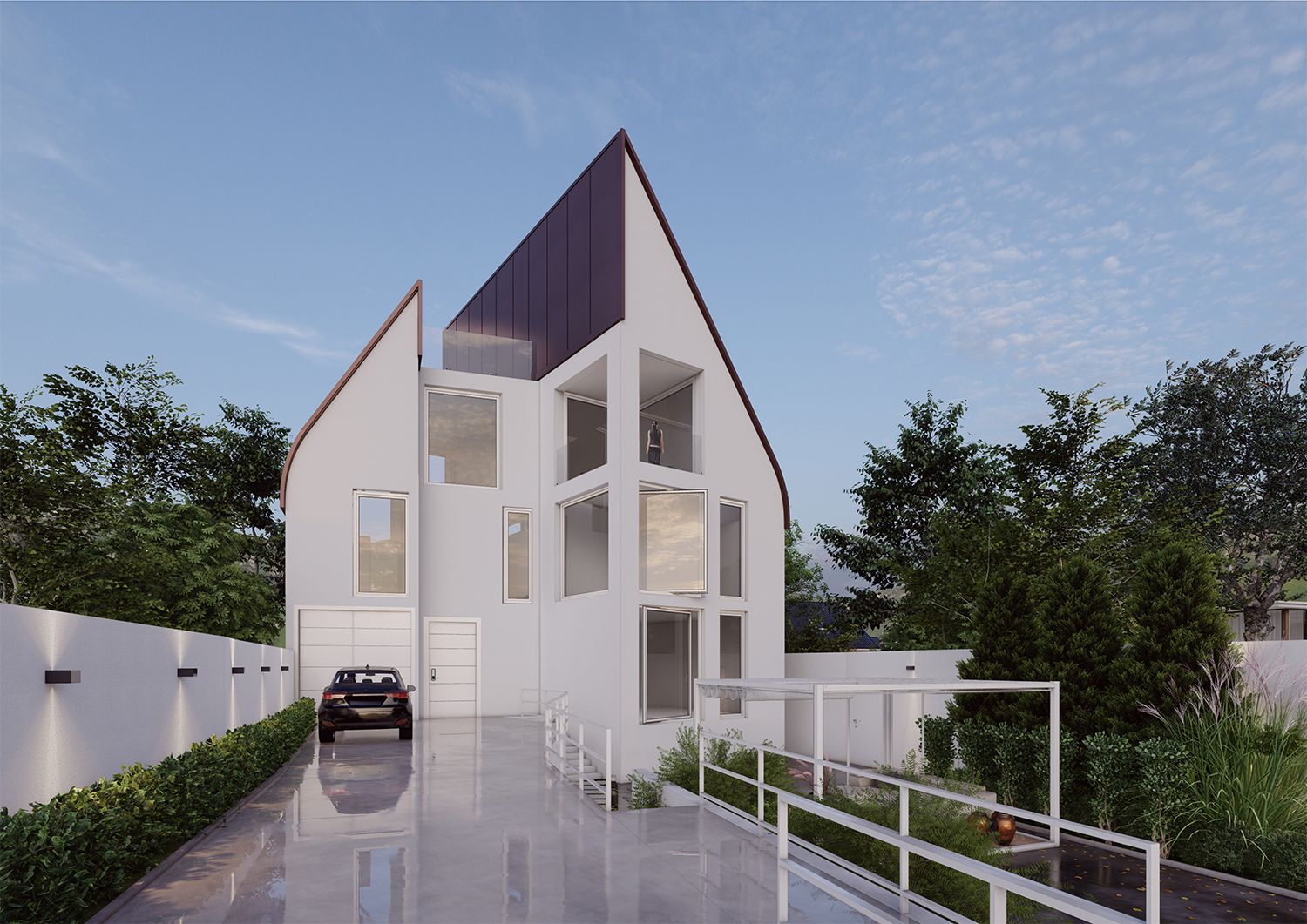 picture no. 2 ofDr. Mousavi Haji Villa project, designed by Kambiz Moshtaq