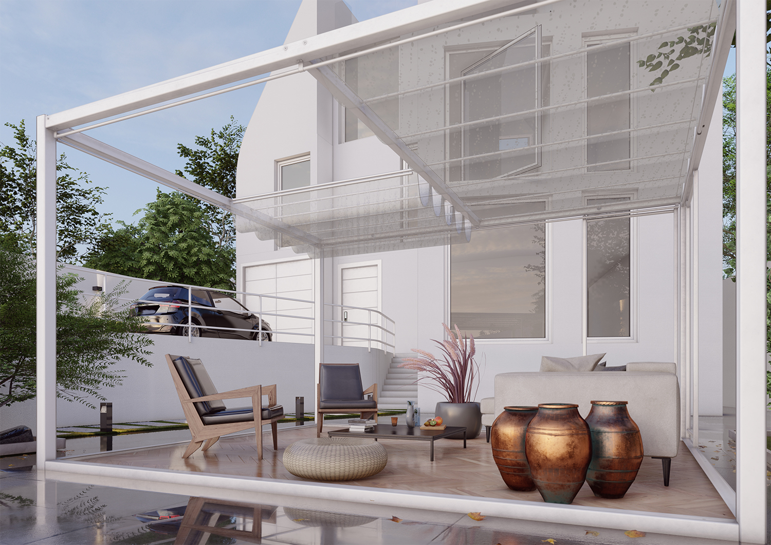 picture no. 3 ofDr. Mousavi Haji Villa project, designed by Kambiz Moshtaq