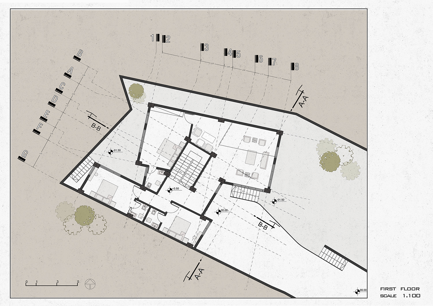 picture no. 7 ofDr. Mousavi Haji Villa project, designed by Kambiz Moshtaq