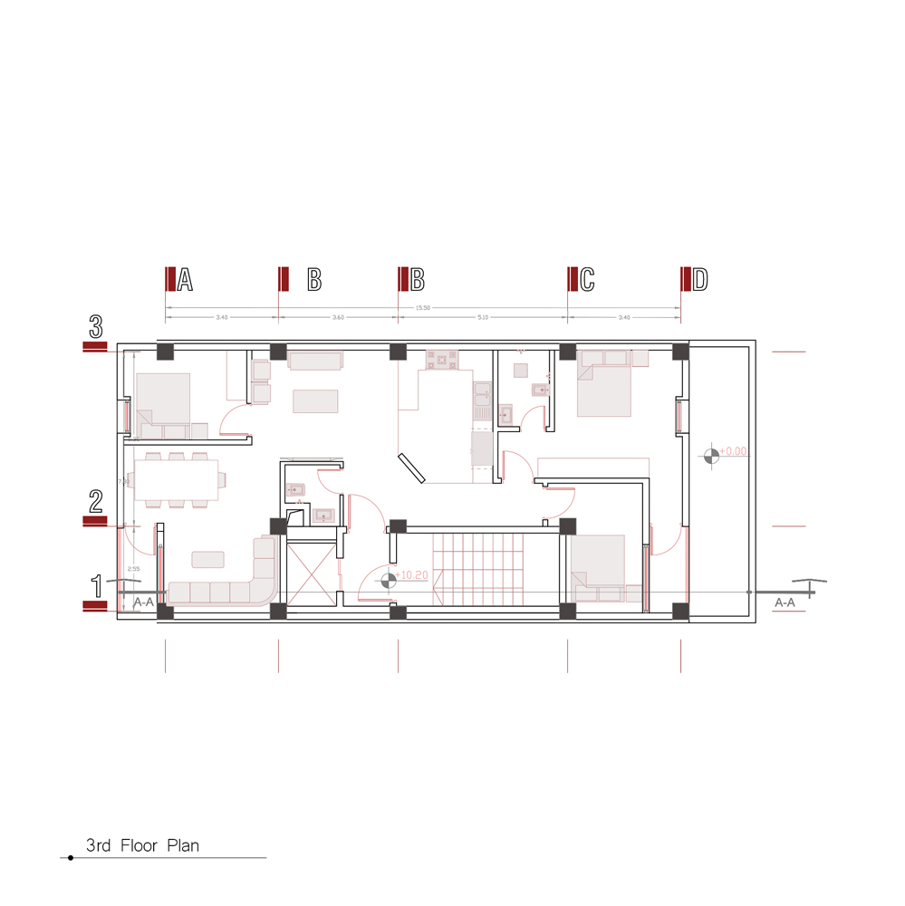 picture no. 13 ofMr Boleideh R.C project, designed by Kambiz Moshtaq