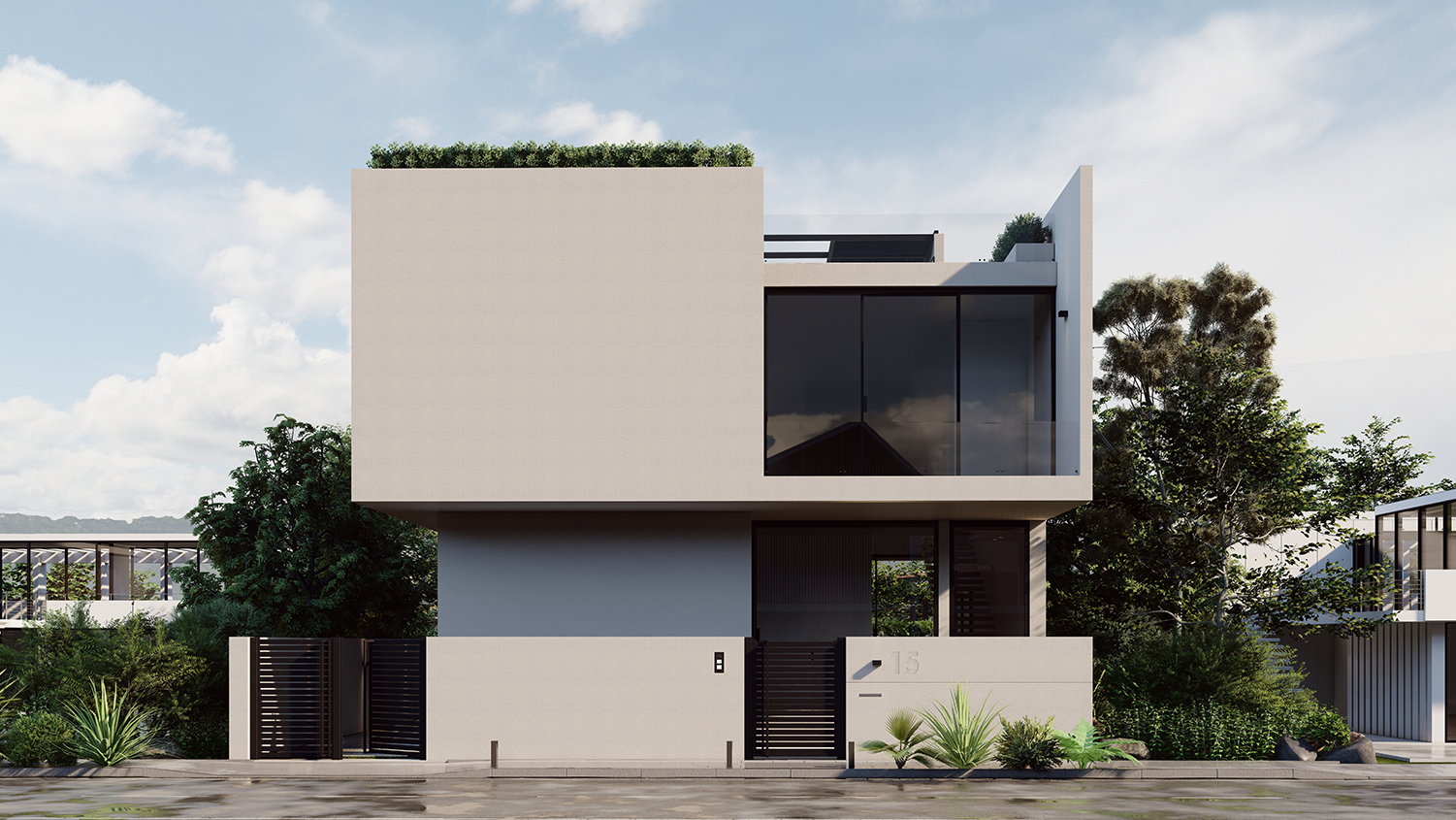 picture no. 1 ofNAMAK ABROUD VILLA project, designed by Kambiz Moshtaq