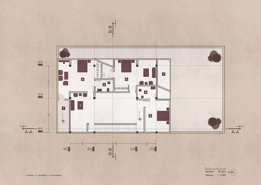 picture no. 15 ofNAMAK ABROUD VILLA project, designed by Kambiz Moshtaq