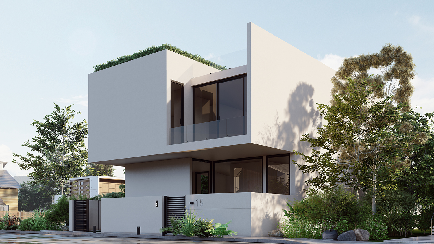picture no. 2 ofNAMAK ABROUD VILLA project, designed by Kambiz Moshtaq