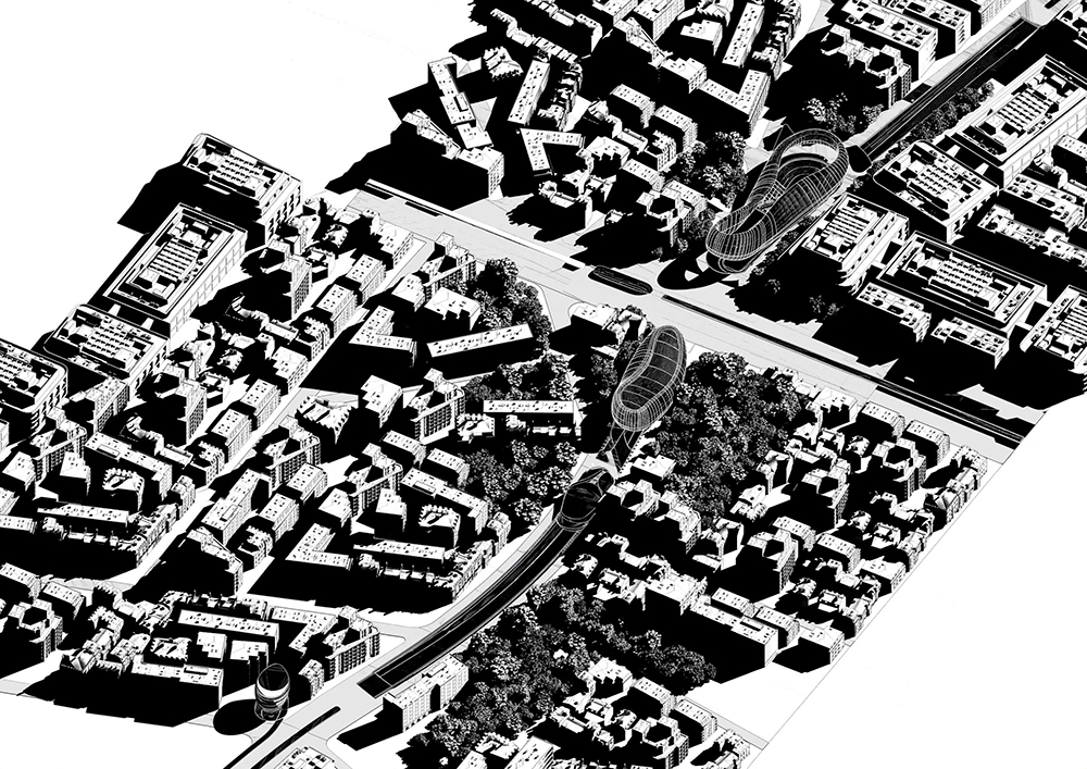 picture no. 3 ofTarasht Public Plaza project, designed by Kambiz Moshtaq