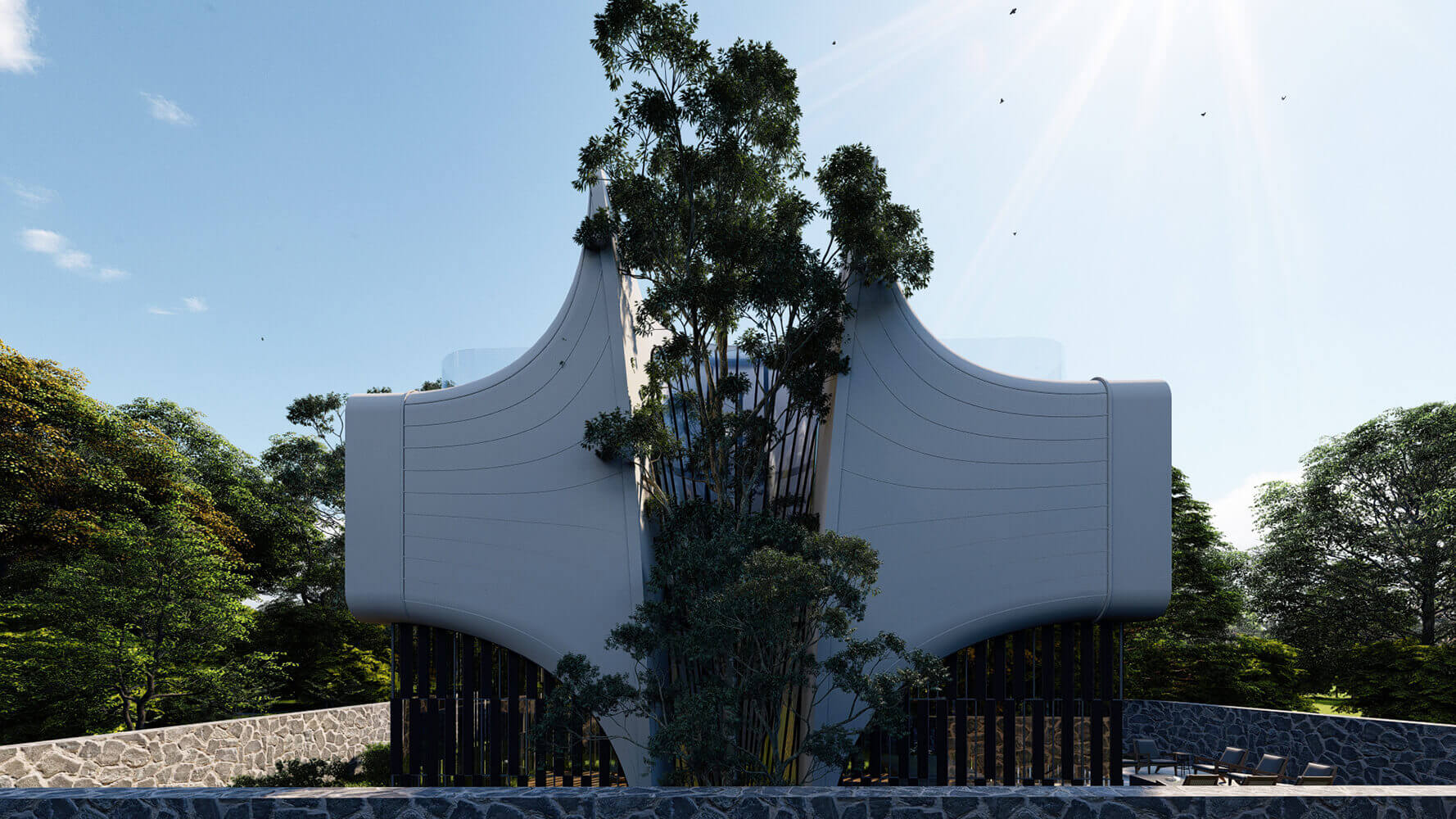 picture no. 1 ofZaygan Villa project, designed by Kambiz Moshtaq