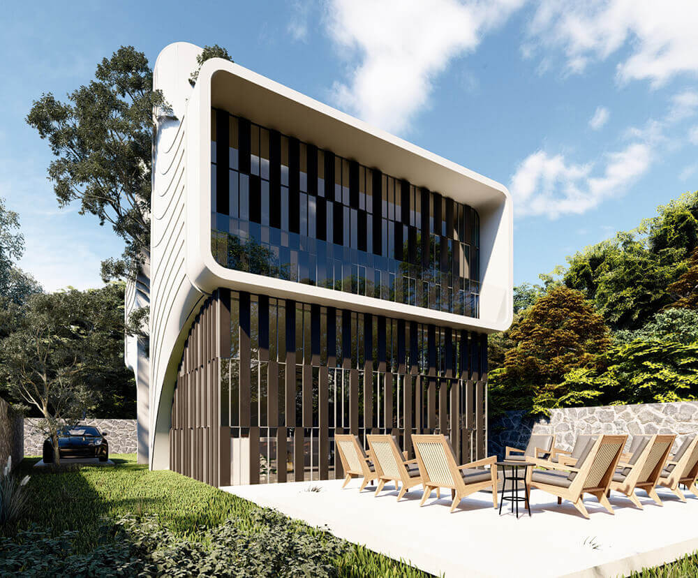 picture no. 2 ofZaygan Villa project, designed by Kambiz Moshtaq