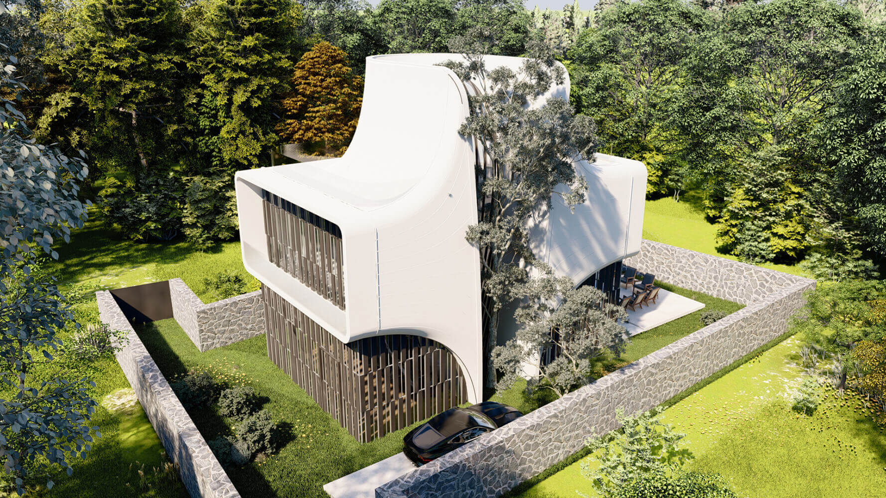 picture no. 3 ofZaygan Villa project, designed by Kambiz Moshtaq