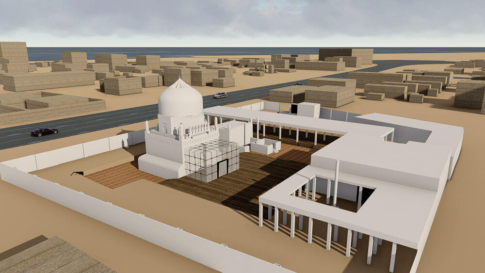 picture no. 1 ofSeyed gholam rasul Tomb project, designed by Kambiz Moshtaq