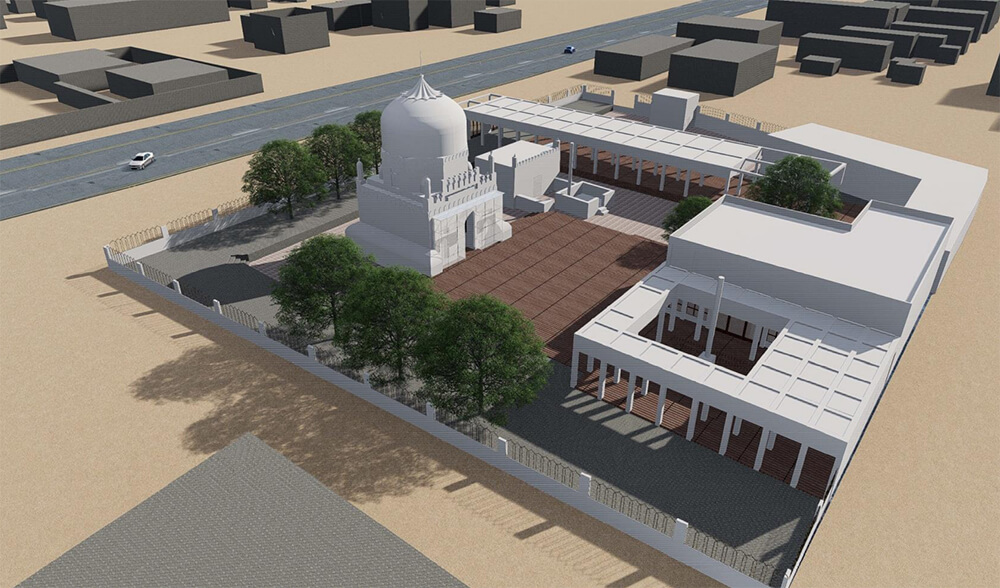 picture no. 5 ofSeyed gholam rasul Tomb project, designed by Kambiz Moshtaq